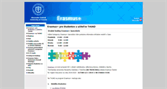 Desktop Screenshot of erasmus.tnuni.sk